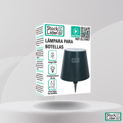 Lámpara para botellas