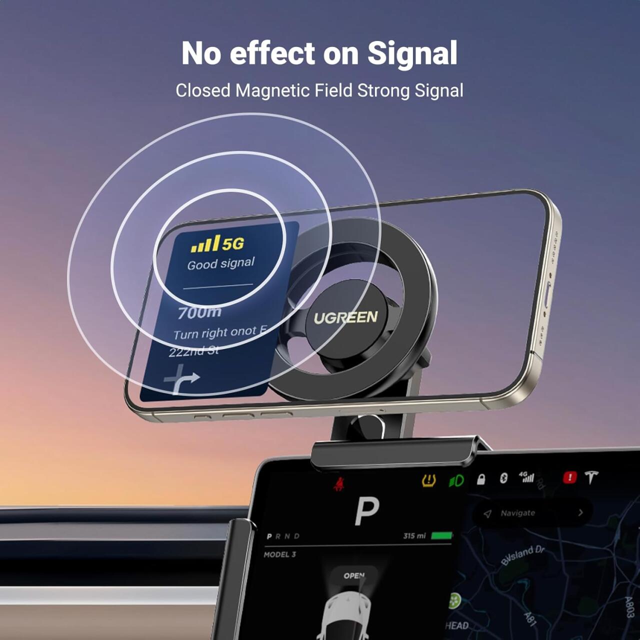 soportes magnéticos para auto